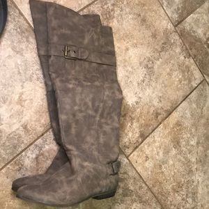 Knee High Boots with buckle